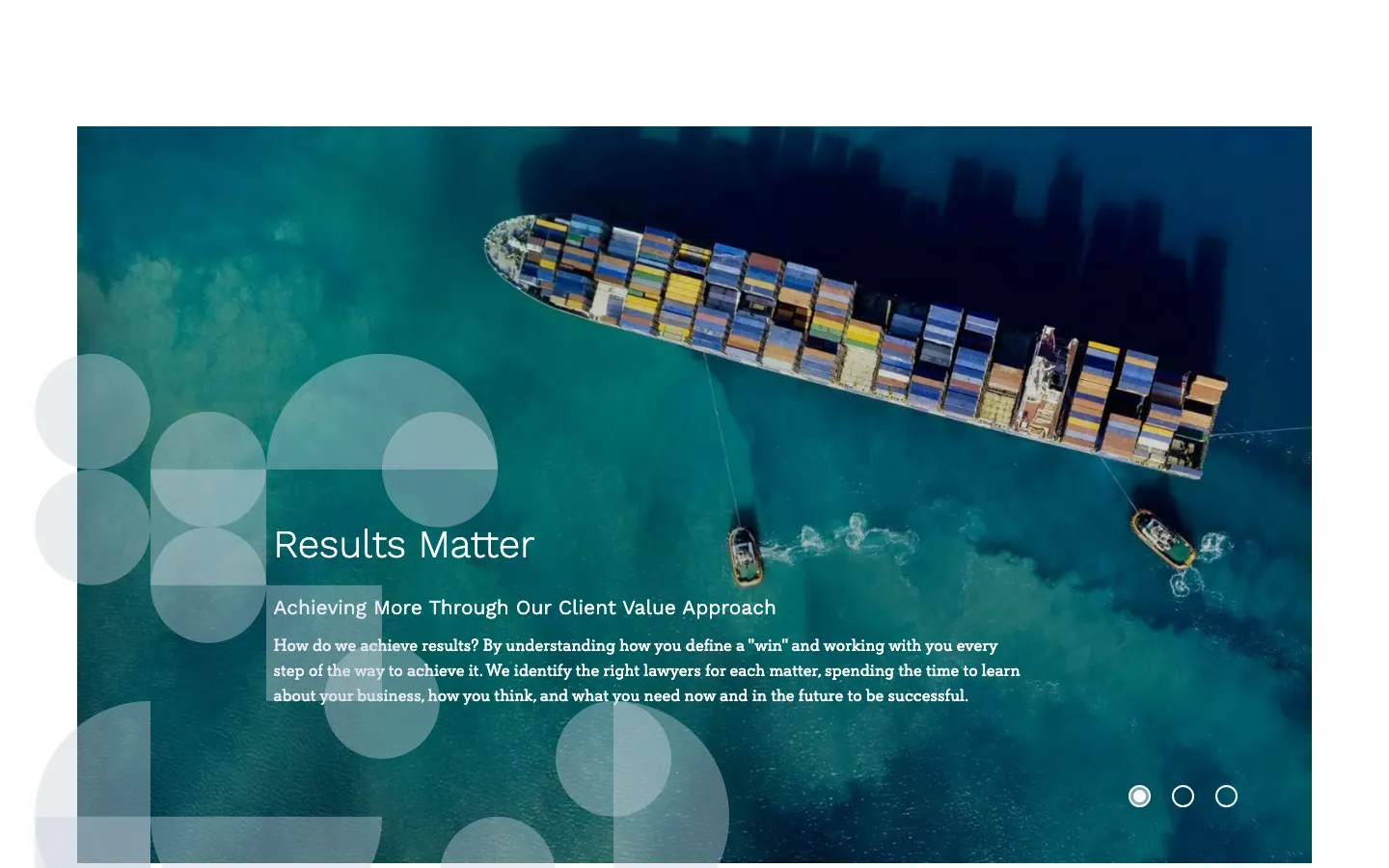 Screenshot of the Burr & Forman LLP website