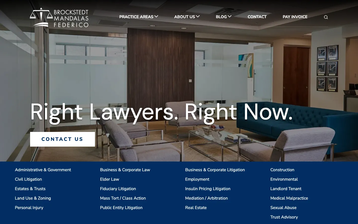 Screenshot of the Brockstedt Mandalas Federico LLC website