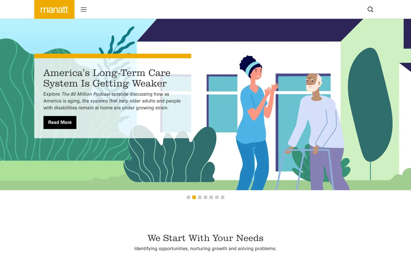 Screenshot of the Manatt, Phelps & Phillips, LLP website