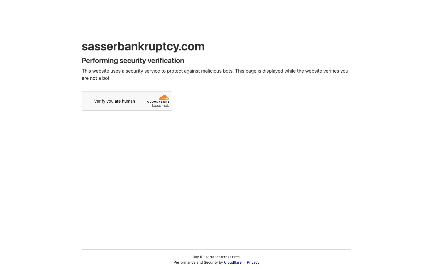Screenshot of the Sasser Law Firm website